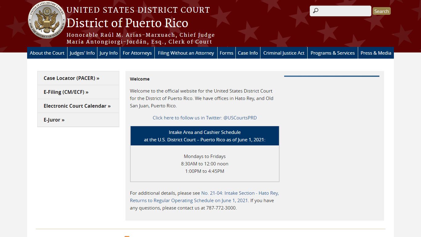 District of Puerto Rico | United States District Court